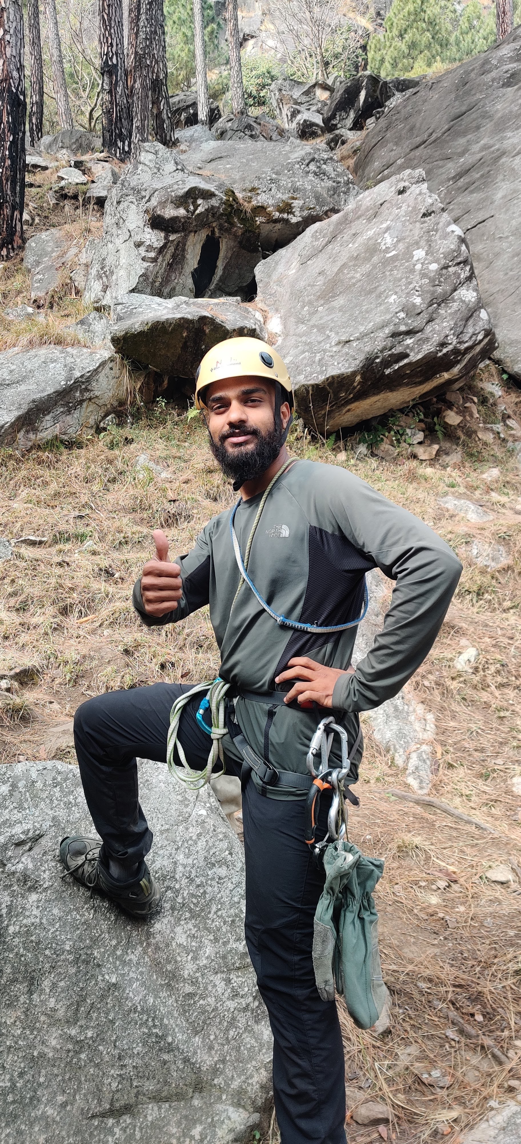 Rock climbing